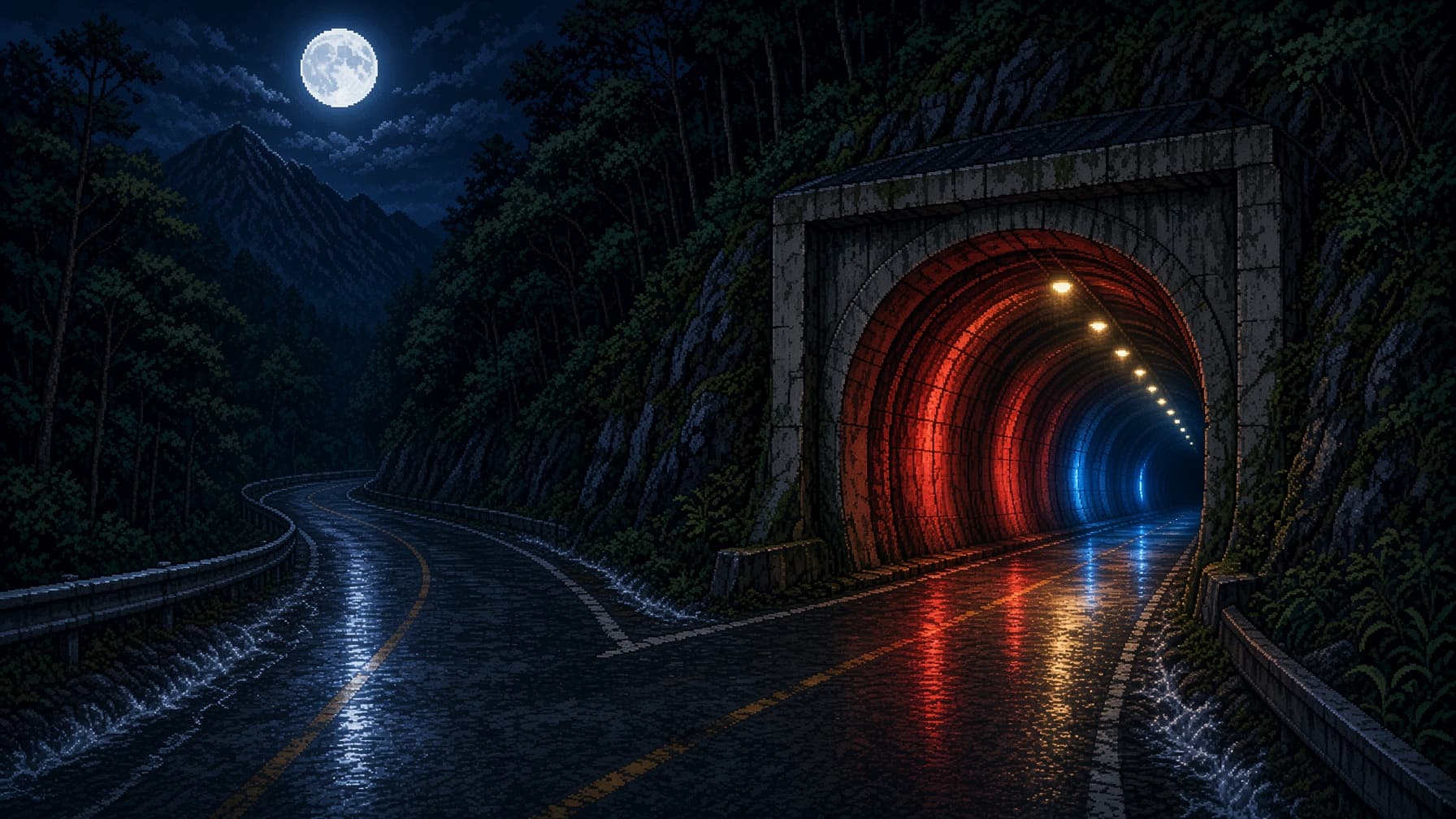 IROHAZAKA MIDNIGHT TUNNEL